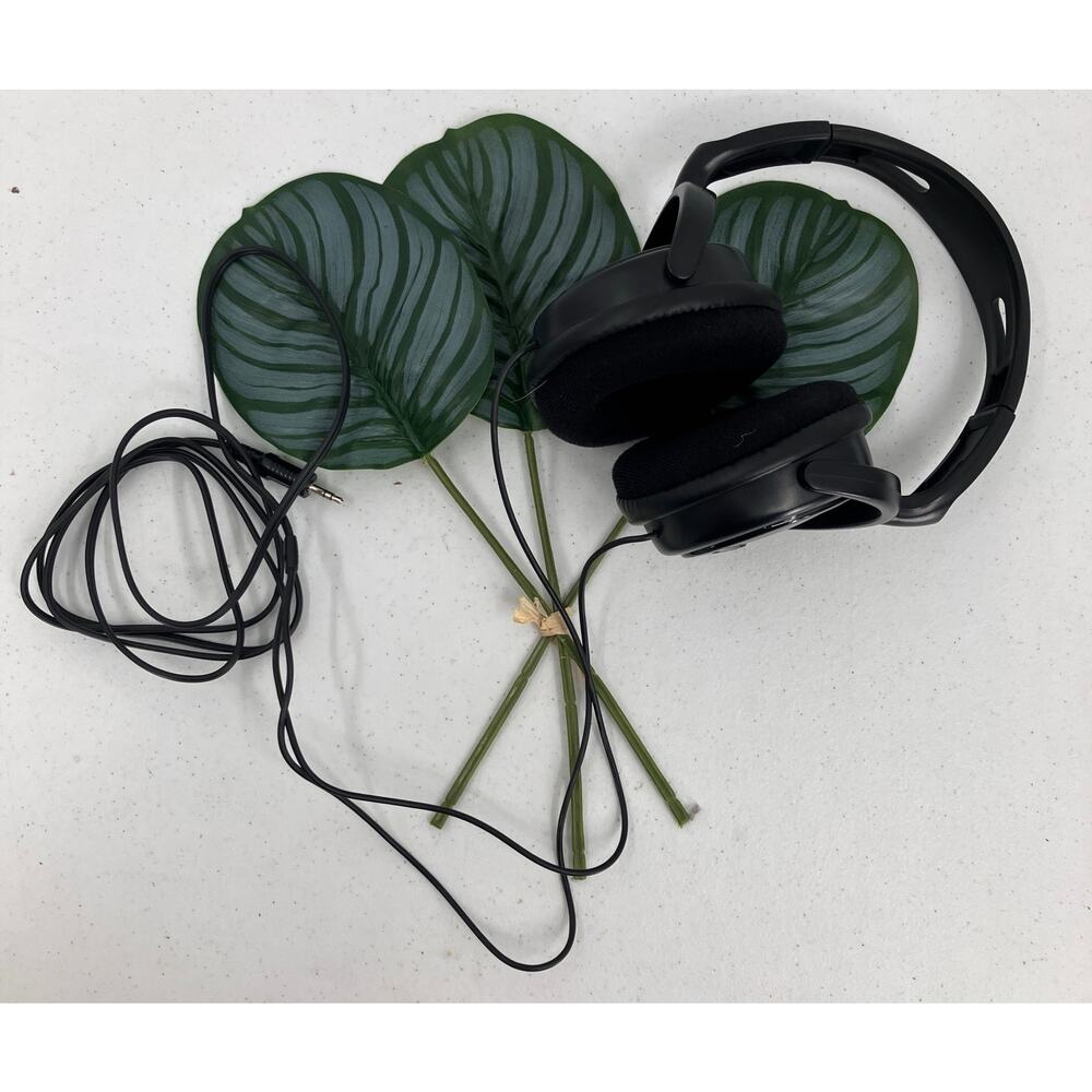 Philips Black Corded Adjustable Padded SHP2000 Audio Headphones Music Podcast